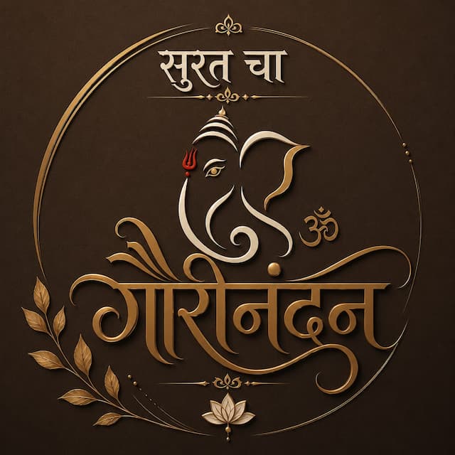Surat Cha Gaurinandan Official Temple Logo